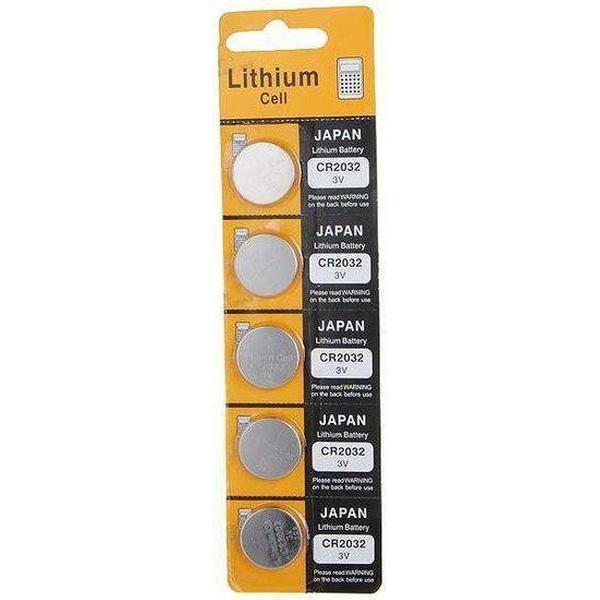 Lithium knoopcel CR2032 (5 stuks)