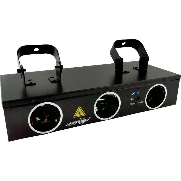 Laserworld EL-200RGB Geschikt voor gebruik binnen Discolaserprojector Zwart stroboscoop- & discolamp
