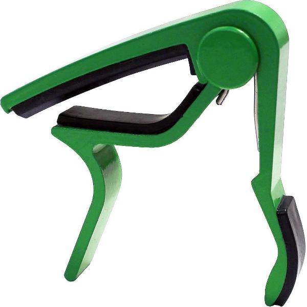 Gitaar Capo Deluxe - voor gitaren met stalen snaren – green metallic
