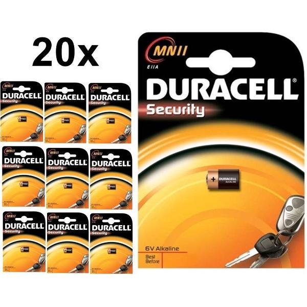 20 Stuks - Duracell A11 MN11 11A 6V Security alkaline batterij
