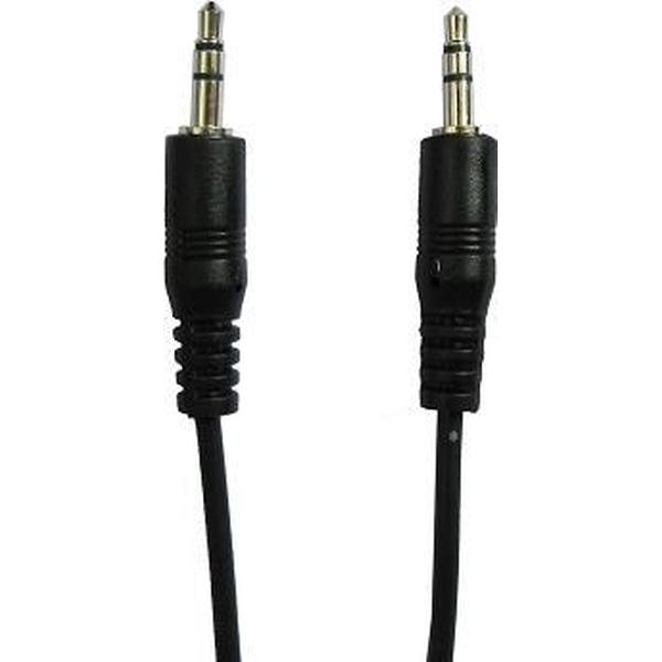 Shop4 - 3,5mm Jack to Jack Stereo Audio Kabel 5 meter Zwart