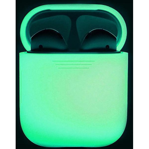 Siliconen case | geschikt voor airpods | glow in the dark