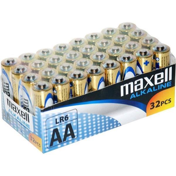 Maxell MXBLR06P32 AA Batterijen (LR06) 32 stuks