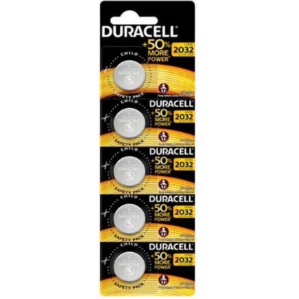 Duracell CR2032 Knoopcelbatterijen - 5 stuks
