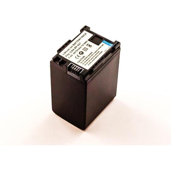 Battery similar CAN BP-827, Li-ion, 7,4V, 2670mAh, 19,8Wh, black