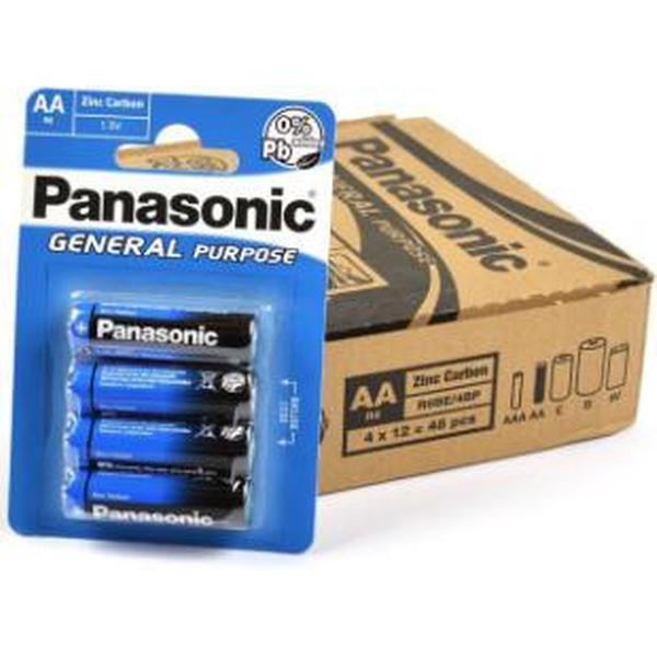 AA Panasonic batterijen set van 12 x 4 totaal 48 stuks