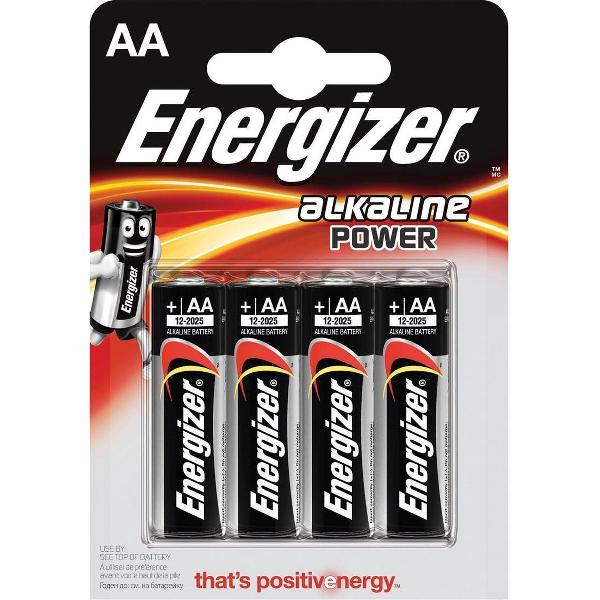19x Energizer batterijen Alkaline Power AA, blister a 4 stuks