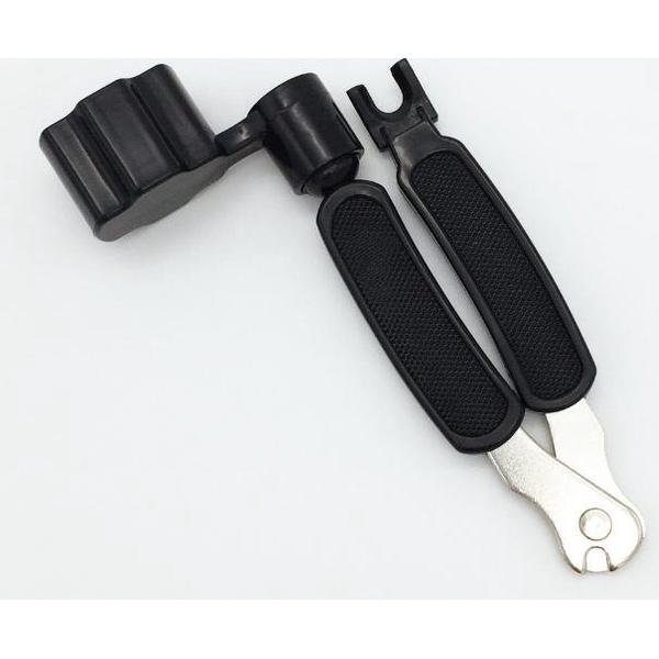 3 in 1 Guitar Tool - String Winder - String Cutter - Bridge Pin Puller - Akoestische Klassieke Elektrische Snaren Vervanger - Luthier Tool - Bass Banjo Mandoline