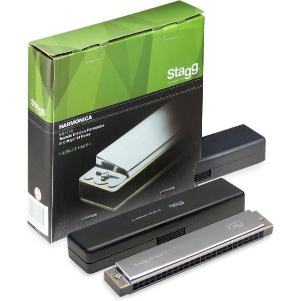Stagg Tremolo Diatonisch Harmonica - in C major en 48 tonig / 24 holes