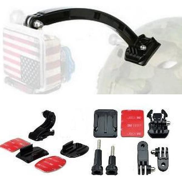 10 in 1 Complete GoPro Helmet Mount Kit voor GoPro Hero 3 4 5 6 – Outdoor Motor GoPro Accessoires Set