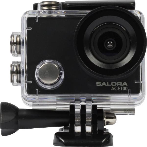 Salora ACE100 - Action Camera - Full HD - Display - Accessoires