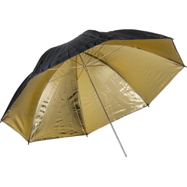 91 cm Zwart/Goud Flitsparaplu / Flash Umbrella