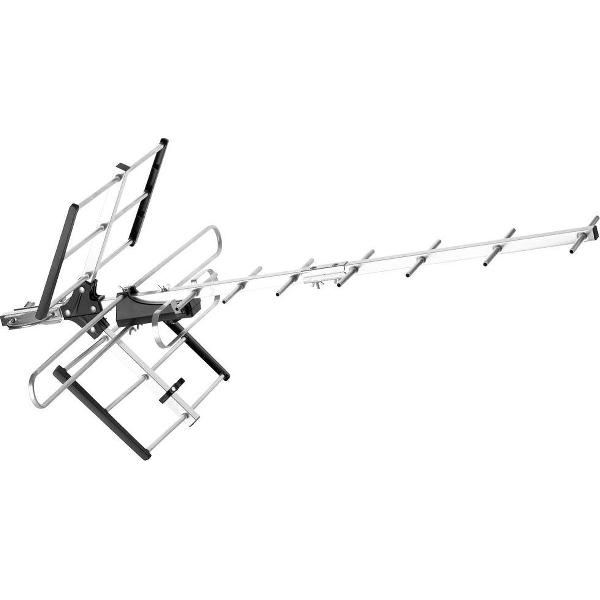 One For All SV 9357 Actieve DVB-T/T2 dakantenne Buiten Versterking: 23 dB Zilver, Zwart