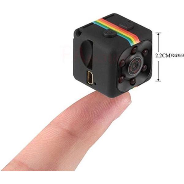 WiseGoods - Premium Mini Draadloze Video Camera - Spy Cam - Dashcam - Nachtzicht - Full HD - Zwart