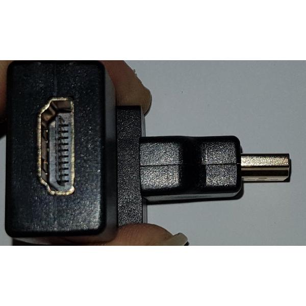 HDMI Haaks draaibaar type 2 breder