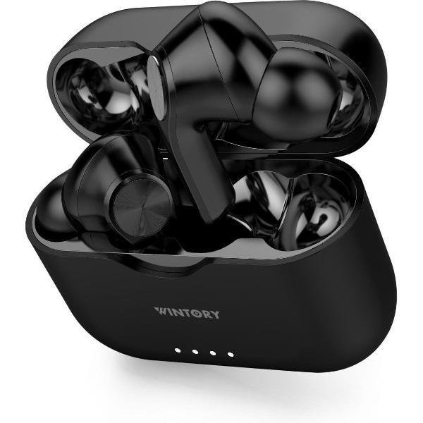 Wintory Draadloze oordopjes - Earbuds - In-ear oordopjes - 3D HiFi technologie - Zweet en Regen bestendig - Ultra licht - Bluetooth 5.0 - Zwart
