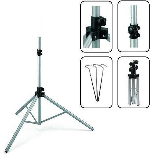 Blueqon CAM3 Camping Statief Aluminium voor satelliet