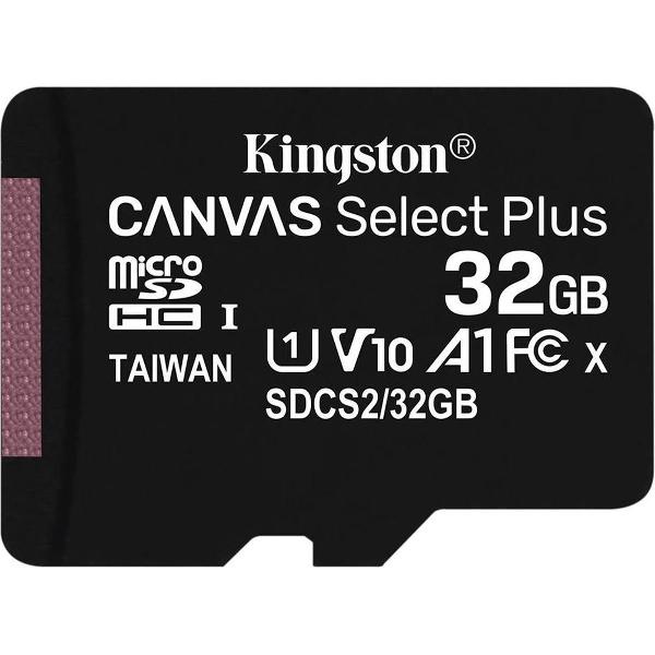 Kingston - Micro SD kaart - Class 10 - 32GB