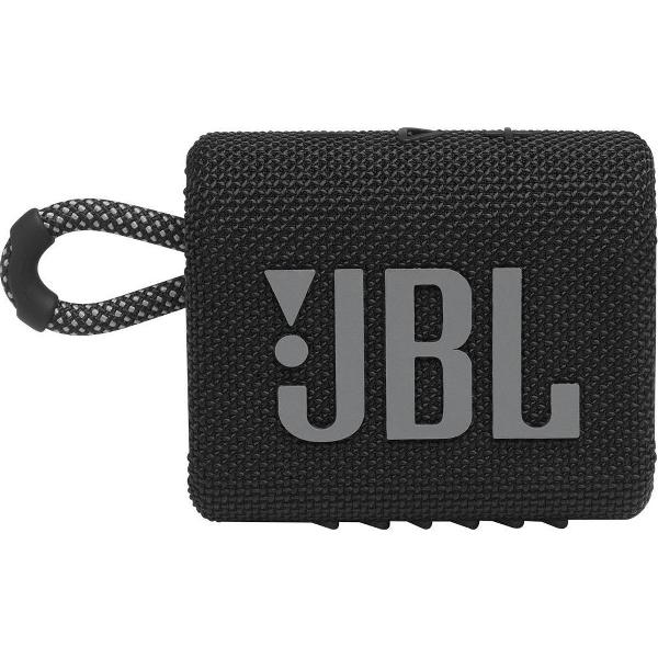 JBL Go 3 Zwart - Draadloze Bluetooth Mini Speaker