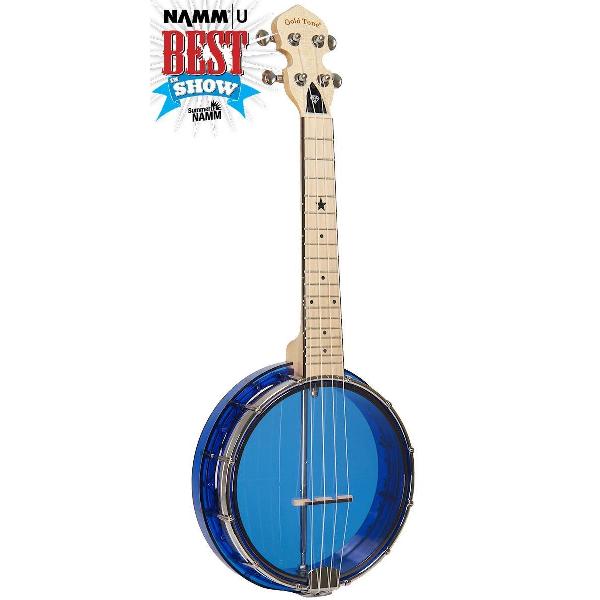 Gold Tone Little Gem Banjo Concert Uke Sapphire - Blauw