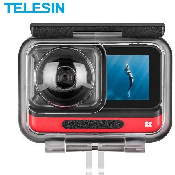 PRO SERIES 45M Onderwater Waterdicht Behuizing Case voor Insta360 ONE R 360 Edition