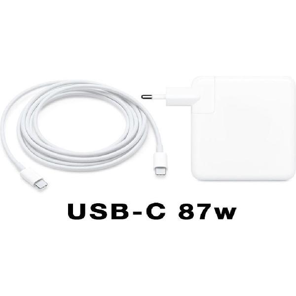 Apple Macbook Oplader Type C 87(!) Watt - Macbook Air 13