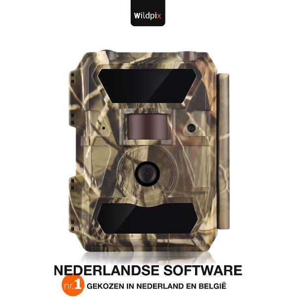 Wildpix Pro 1.0 Professionele Wildcamera met Nachtzicht - Nederlandse Software en Handleiding - Ook Ideaal als Beveiligingscamera Buiten Draadloos