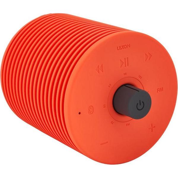 Lexon Hibi Radio Met Bluetooth Speaker Rood