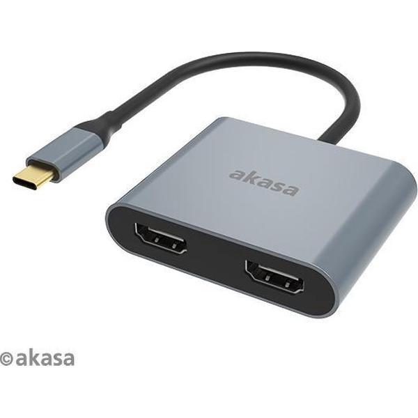 USB Type-C naar Dual HDMI MST Adapter