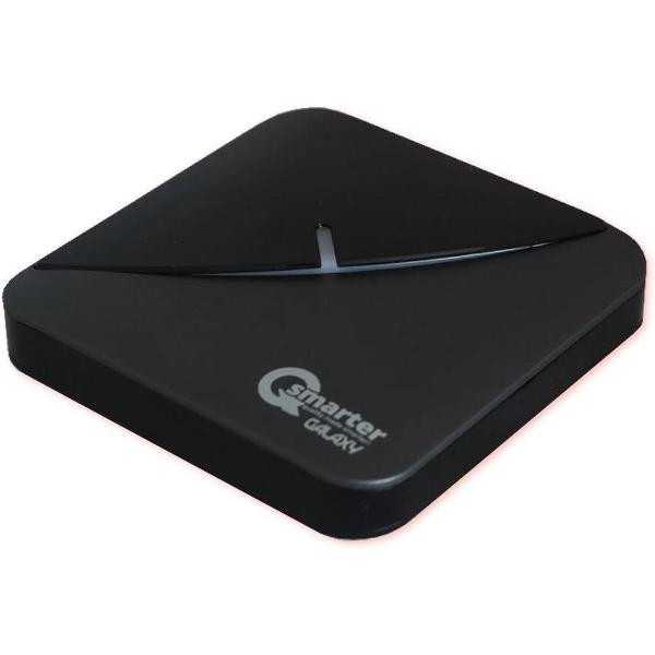 QSmarter Galaxy IPTV Box met Android 9.0 | 8K Ultra HD & 4K 60 FPS video ondersteuning - krachtige IPTV box met hoge zapsnelheid en gebruiksvriendelijke app