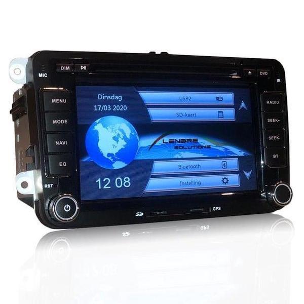 Navigatie radio met Bluetooth voor uw Volkswagen | RNS 510 pasvorm | versie 2020 | Carkit | Audio streaming | USB/SD/DVD