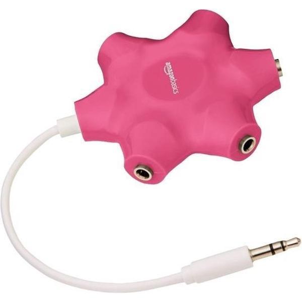 5-Way multi headphone spiltter