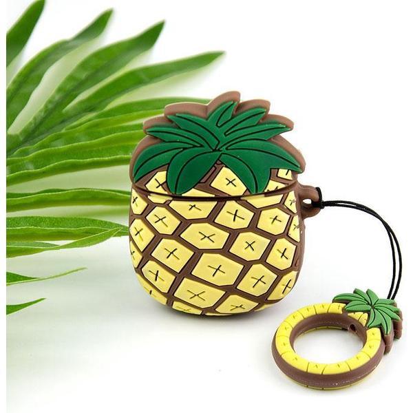 AirPods Case - Siliconen Hoesje - Ananas