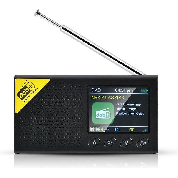 WINNES-Zwart - Draagbare DAB+ radio met bluetooth