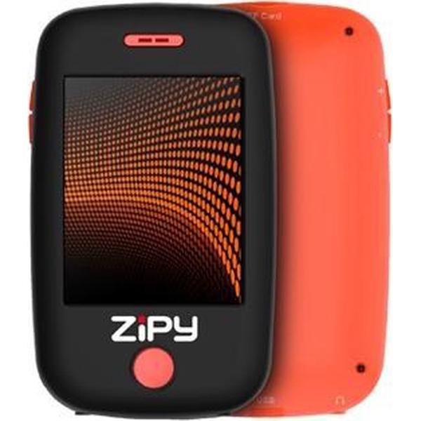 ZipyLife Albatros + Headphone 4GB Zwart, Rood