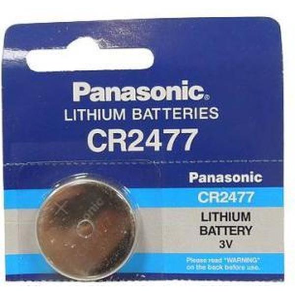 Panasonic Professional CR2477 P120 3V 1000mAh Lithium knoopcel - 1 stuk - (Let op. Anders dan CR2477N)