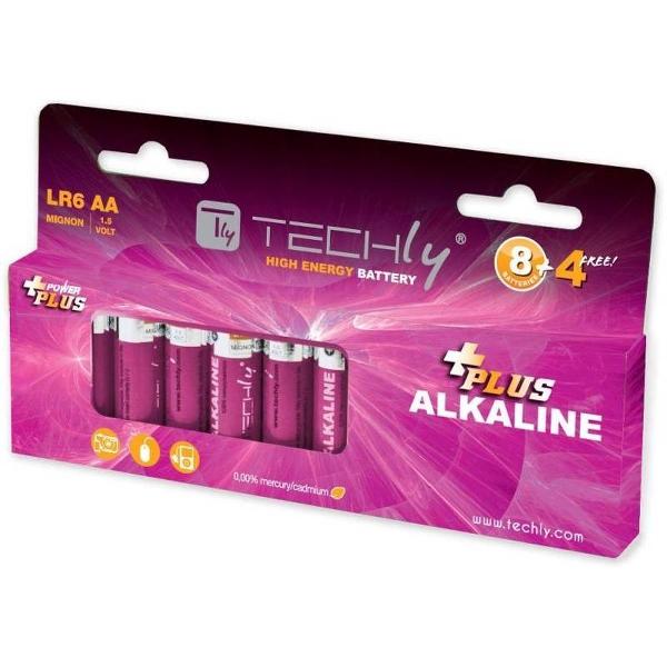 Techly IBT-KAP-LR06-B12T household battery Single-use battery AA Alkaline 1,5 V