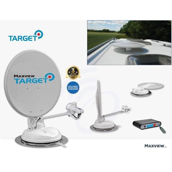 Maxview Target 85 cm. twin volautomatisch