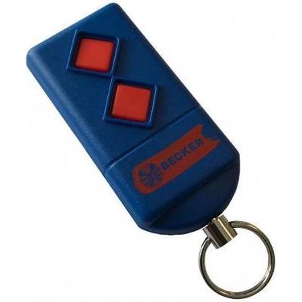 Becker 2-kanaals micro handzender - 433 MHz