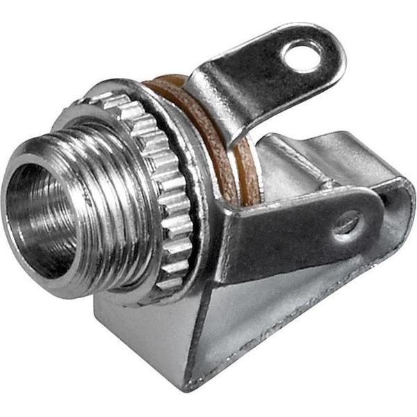 S-Impuls 3,5mm Jack (v) inbouw connector - metaal - 3 soldeerpunten / mono