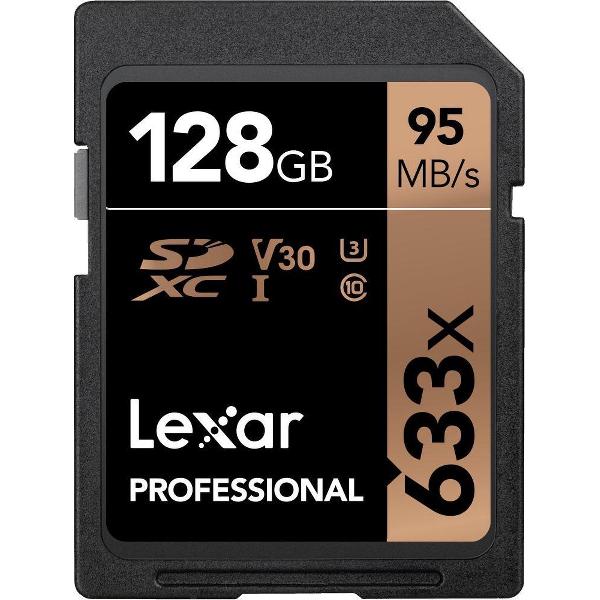 Lexar Professional 633x SDHC 128GB - 95 MB/s UHS-I