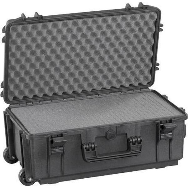 Gaffergear camera koffer 052 zwart trolley uitvoering - incl. plukschuim - 36,100000 x 23,800000 x 23,800000 cm (BxDxH)