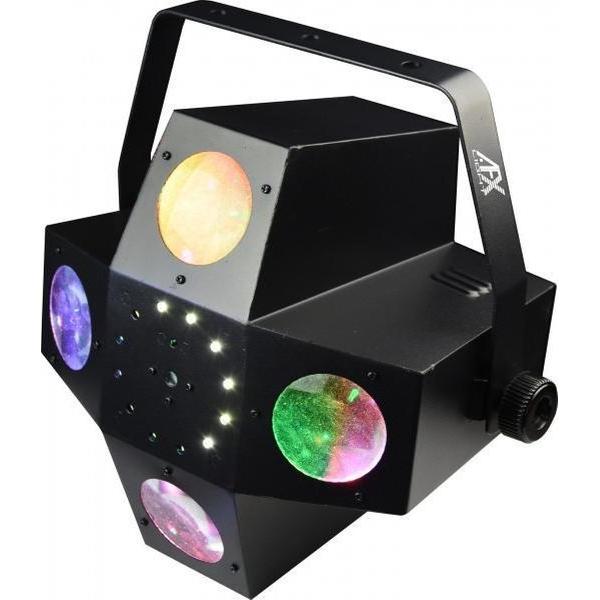 AFX Light - DMX-BESTUURD, GECOMBINEERD LED + STROBOE + RG LASER LICHT EF