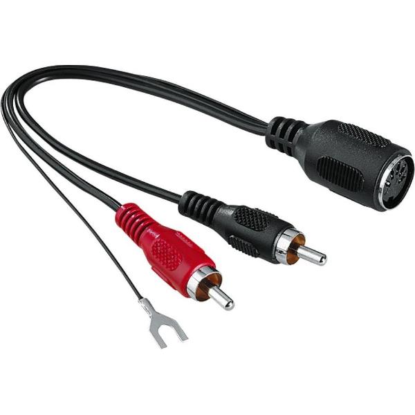 Hama adapter DIN-2 cinch plug - aarding