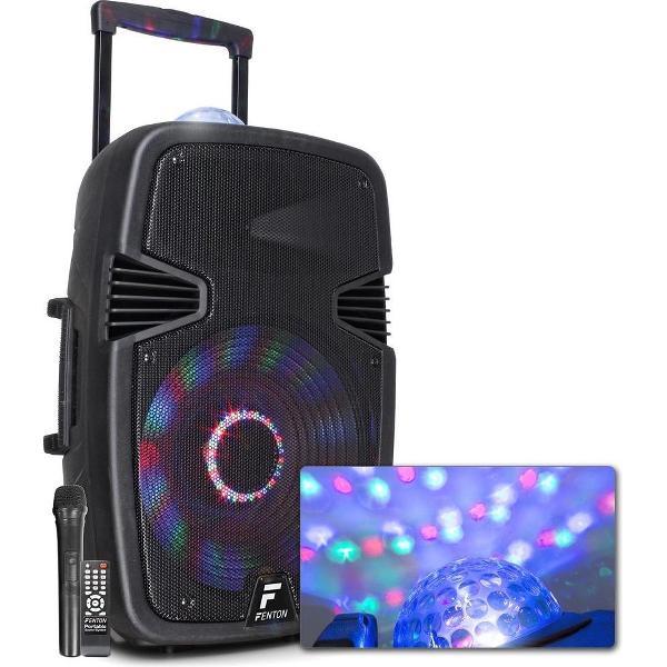 Fenton FT15JB mobiele Bluetooth speaker met Jelly Ball en UFO LED lichteffecten, draadloze