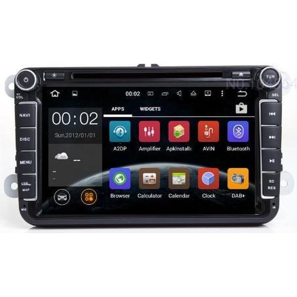 Volkswagen / Seat / Skoda Navigatie Autoradio - Carkit WiFi Multimedia Systeem - Android 7