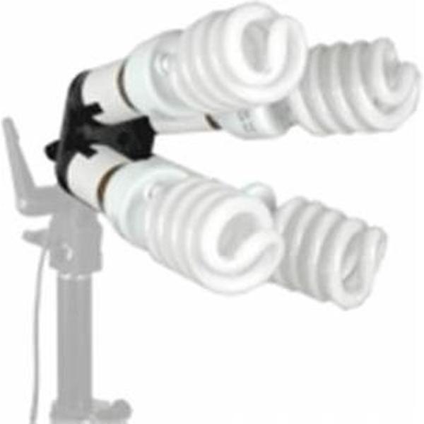 Walimex 4-voudige Lamphouder met 4 daglichtlampen, spiraal