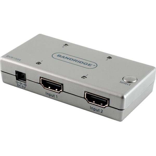Bandridge BVB1004 video splitter / 4-Poorts HDMI Schakelaar