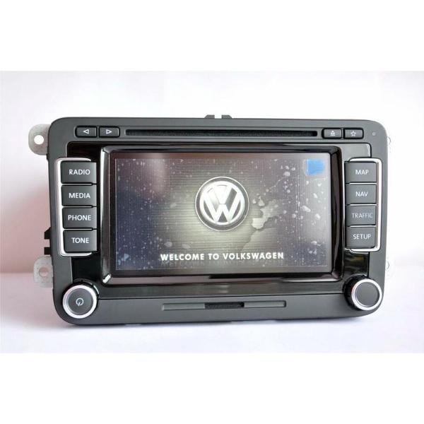 Originele RNS 510 VOLKSWAGEN Autoradio voor VW, Seat en Skoda met NAVIGATIE - incl FAKRA - RNS 310 - RNS 315 - SD - CD - DVD - VAG