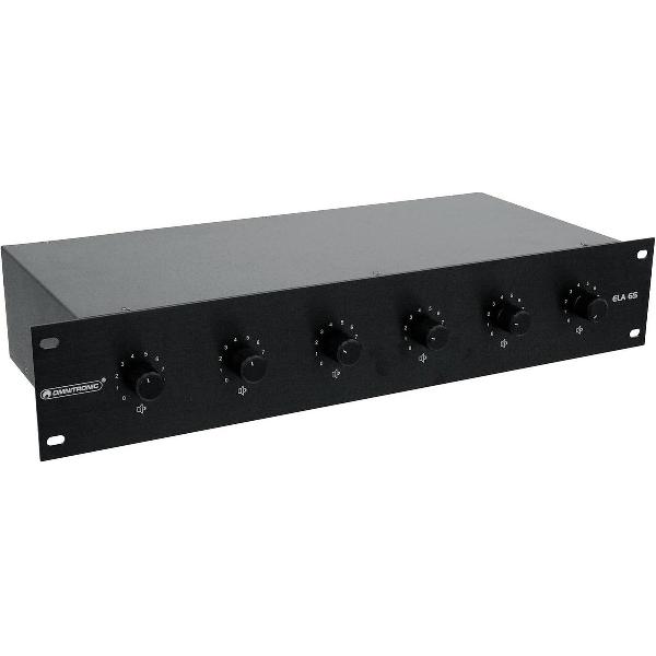 OMNITRONIC PA 6-Zone Stereo Vol-Cont20W bk
